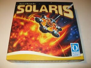 Solaris space station science fiction board game energy control Queen Games