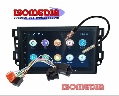 AUTORADIO ANDROID CHEVROLET AVEO 2006 A 2011 KIT 4 + 64GB BT, USB, RADIO - Immagine 1 di 4