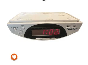 1990er Strato Küchenradio Radio Weiss Unterbau Uhrenradio Germany - Bild 1 von 4