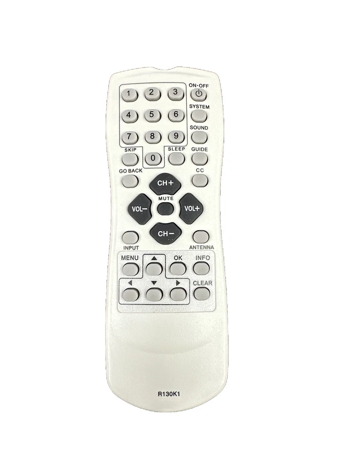 RCA R130K1 Guest TV Replacement Remote Control Healthcare/RV/Trailer - Image 1 of 1
