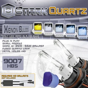 35W / 55W HID Xenon Replacement Bulbs for Kit Dual Hi Lo Bulbs - 9007 HB5 (A) - Picture 1 of 13