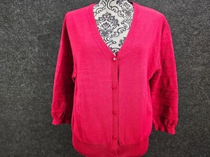 Grace Karin Women's Red Cardigan Sweater Size XL - Picture 1 of 6