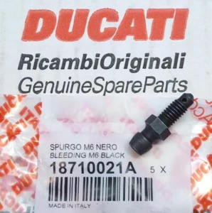 1993-2025 muchos modelos DUCATI Brembo pinza/esclavo 6 mm x 1,0 purga 18710021A -C - Imagen 1 de 1