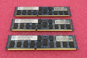 3 x HP Nanya NT8GC72C4NG0NK-CG 604506-B21 8GB PC3-10600 DDR3-1333MHz CL9 Memory - Picture 1 of 6