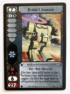 Ryoken C Stormcrow Battletech CCG Commander's Edition 'Mech - Picture 1 of 1
