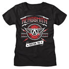 Aerosmith Stars Boston MA Women&#39;s T Shirt Rock Band Album Concert Tour Merch