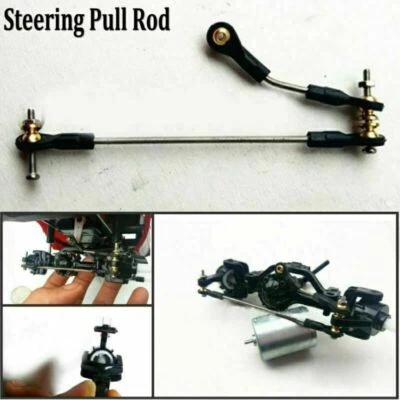 Upgrade Metal Steering Pull Rod DIY Kits For 1/16 WPL B1 B14 B24 B24 C14 C24 RC - Image 1 of 4