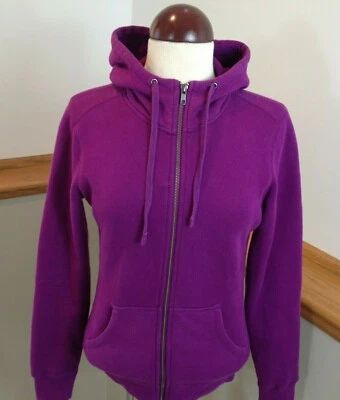 LADY FOOT LOCKER Cremallera Completa Cuello Alto Rosa Sudadera con Capucha Sudadera con Capucha Para Mujer Talla S Foto 1 de 4