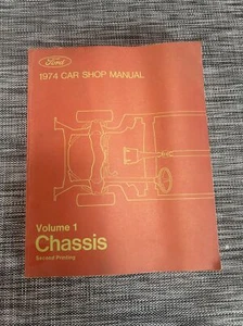 1974 Ford Car Shop Manual Volume 1 Chassis - Picture 1 of 3