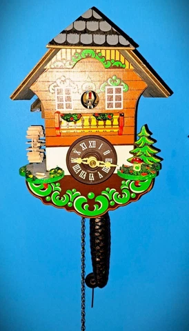 Waterwheel Quarter Hour Novelty Cuckoo Clock Cover