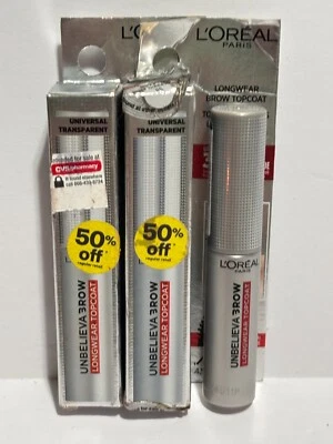 Loreal Paris Longwear Brow Top Coat Lot Of 2 - Image 1 of 4
