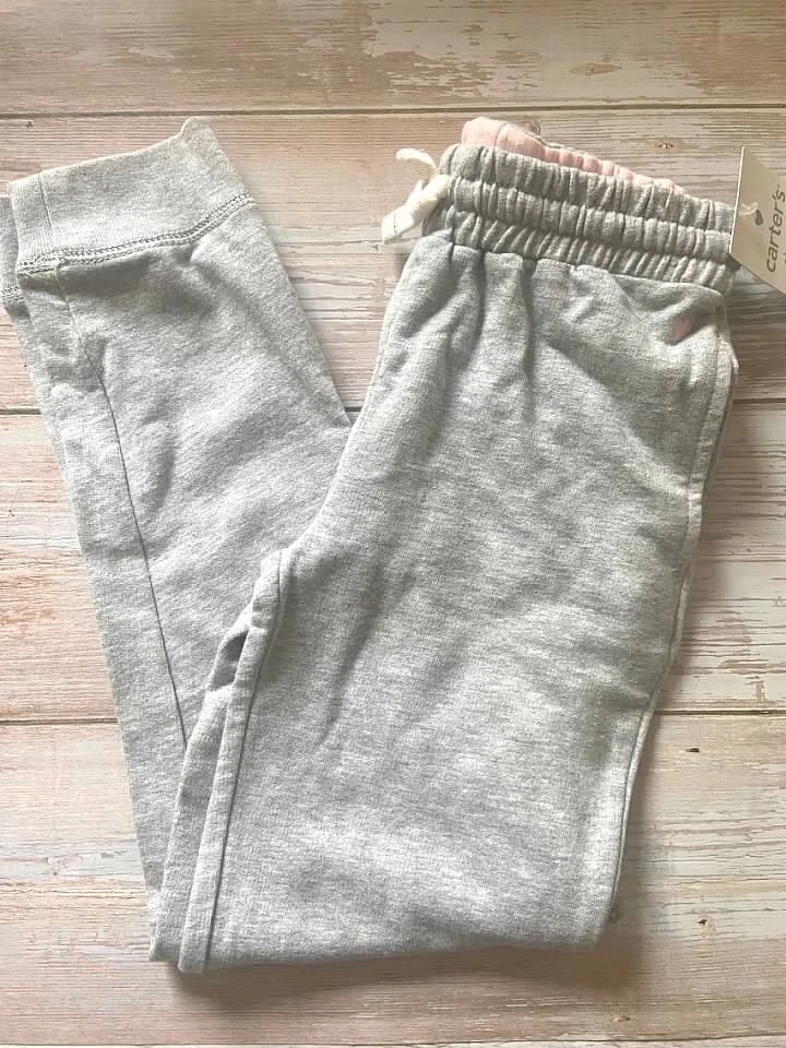Nuevos pantalones deportivos Carter's para niñas talla 8 de tela de rizo de algodón tú eliges color y cantidad Foto 1 de 1