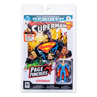McFarlane Toys DC Page Punchers Actionfigur & Comic Superman (Rebirth)