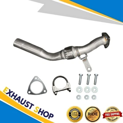 Гибкая передняя выхлопная труба для 2005-2009 Audi A4 | A4 Quattro 2,0 л турбонаддув быстрая доставка - Изображение 1 из 4