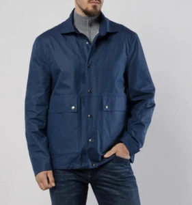 NWT $3995 Brunello Cucinelli Men Linen-Silk Jacket W/Logo Hardware 50/ 40US A248 - Picture 1 of 11