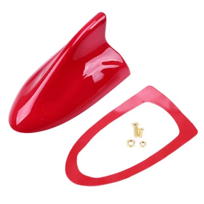 Car Auto Roof Shark Fin Antenna AM/FM Radio Signal Aerial Cover For Hyundai Red - Image 1 of 4