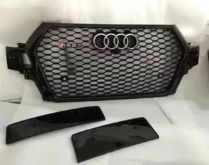 For 2016 -2019  Audi Q7 to SQ7 RSQ7 FRONT bumper Mesh Honeycomb Grill Grille - Picture 1 of 4