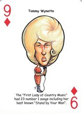 Hero Decks Presents Country Music Playing Card Tammy Wynette