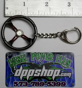 Steering racing wheel auto keychain duramax cummin truck key chain fob car grant - Picture 1 of 1