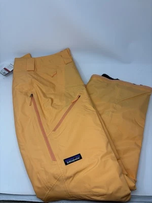 Pantalones aislados Patagonia Powder Town esquí nieve vívido albaricoque para mujer talla Foto 1 de 4