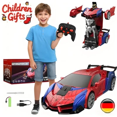 Transformation Roboter Spider RC Auto 1:18 mit Fernbedienung Auto Spielzeug NEU - Bild 1 von 4