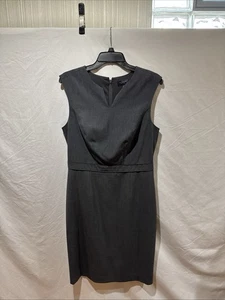 THE LIMITED ärmelloses Kleid knielang Reißverschluss hinten gefüttert anthrazitgrau Gr. 10 - Bild 1 von 24