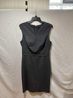 Vestido THE LIMITED Sin Mangas Hasta la Rodilla Espalda Cremallera Forrado Gris Carbón Talla 10 Foto 1 de 4