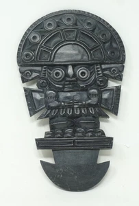Peruanischer Tumi Inka Stein 7" Skulptur Peru Inka Wandbild Machu Picchu Messer - Bild 1 von 7