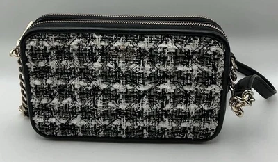 KATE SPADE NATALIA TWEED DOUBLE ZIP SMALL CROSSBODY WLRU6347 0153 - Image 1 of 4