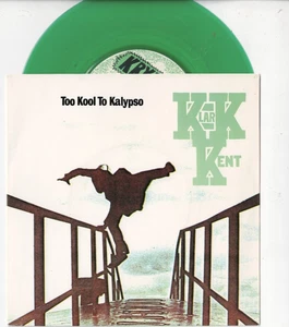KLARK KENT Too Kool to Kalypso UK 7" VINYL w/PS NEW WAVE Green Vinyl The Police - Imagen 1 de 2