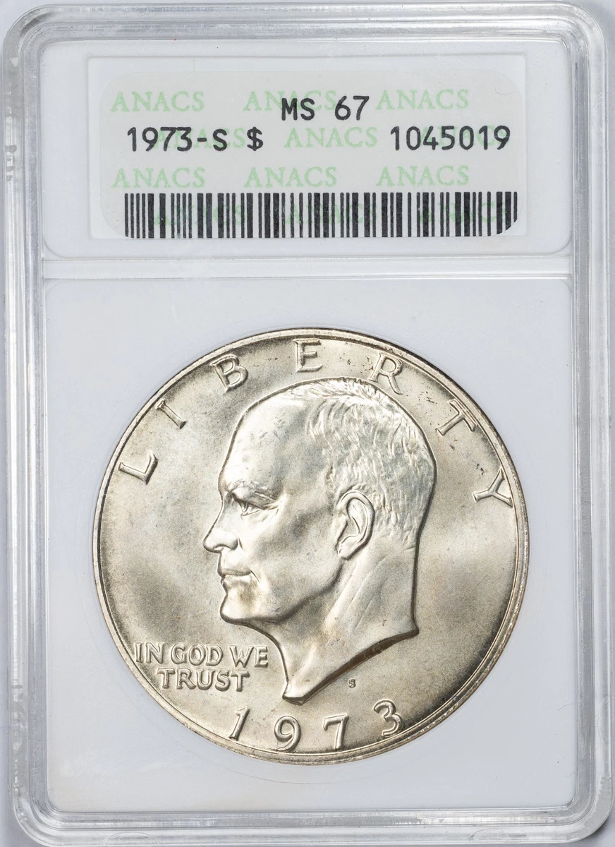 MS 67 Graded 1973 Eisenhower Dollars (1971-1978) for sale | eBay