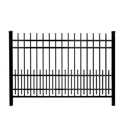 3/4 In. X 2 Ft. X 6 Ft. Black Aluminum Fence Puppy Guard Add-On Panel | for Pack - Image 1 of 4
