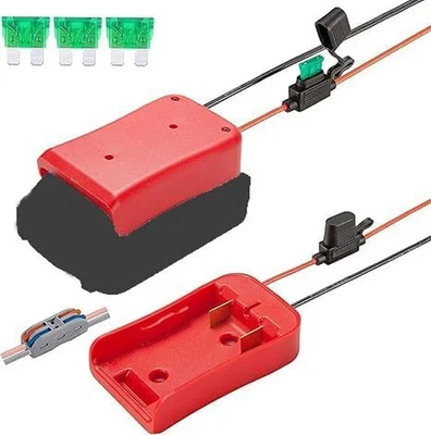 BRANDED Power Wheel Adapter Compatible for Craftsman 20V Battery with Fuse & Wire Termin
