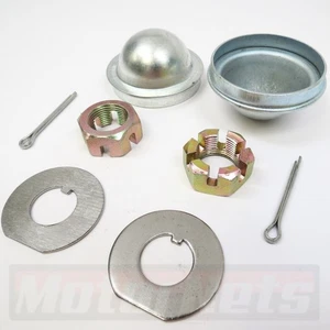 Kit de tapa antipolvo y tuerca de husillo de rotor de freno para 1982-88 GM Camaro Chevrolet Hot Rod - Imagen 1 de 3