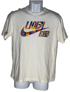 Nike Youth Large Unisex T-Shirt White Seoul Korea Korean Text Graphic Tee - Picture 1 of 14