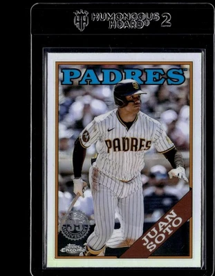 2023 Topps Chrome Update 1988 Topps Baseball 35th Anniversary #88CU-3 Juan Soto - Image 1 of 2