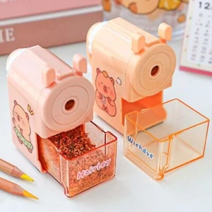 Capybara Pencil Sharpener Anti Sticking Lead Hand-cranked Mechanical Tool Gift - Picture 1 of 12