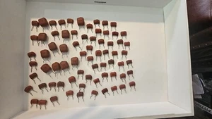 74 mixed value radial lead NPC capacitors - Picture 1 of 12