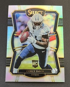 2017 Panini Select #119 Corey Davis Silver Prizm RC Rookie Football Card Titans