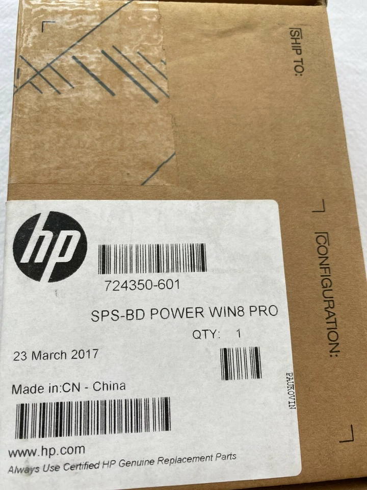 724350-601 HP ELITE PAD 900 G1 POWER BOARD WIN8 PRO ROM SOCKET NEW - Image 1 of 1
