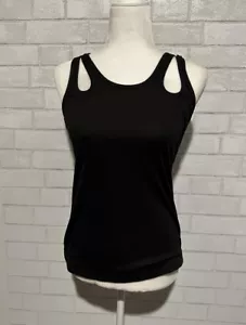 Anthropologie Doe & Rae Black Sleeveless Tank Size S NWOT - Picture 1 of 2