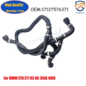 1* Expansion Tank Radiator Coolant water Hose For BMW E70 X5 E71 X6 17127576371 - Picture 1 of 7