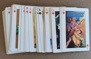 Rare Vintage MACROSS SEVEN complete set of poker cards Robotech Anime classic - Picture 1 of 19