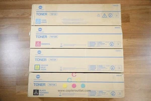 Genuine Konica Minolta TN713 CMYK Toner Cartridge Set Bizhub C659 C759 - Picture 1 of 6