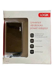 LOGIK UNIVERSAL ULTRABOOKS Laptop Power Adapter/Charger LPAULT16 - Bild 1 von 4