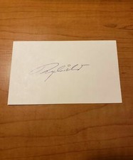 JERZY RYBICKI - BOXER - AUTOGRAPH SIGNED - INDEX CARD -AUTHENTIC - A1582