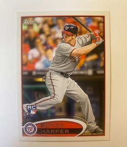 Bryce Harper 2012 Topps #661 Rookie Card Washington Nationals RC