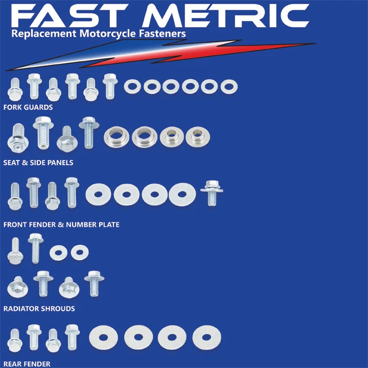 Kits de pernos de plástico y carrocería YZ 125 1991-1992 - CADA sujetador que necesitas - GARANTIZADO Foto 1 de 1