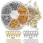 3X(450Pcs/Box Jewelry Making Kits Lobster Clasp Open Jump Rings End Crimps2655