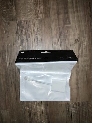 APPLE brand Mini DisplayPort to VGA Adapter New Factory Sealed MB572Z/A - Image 1 of 3
